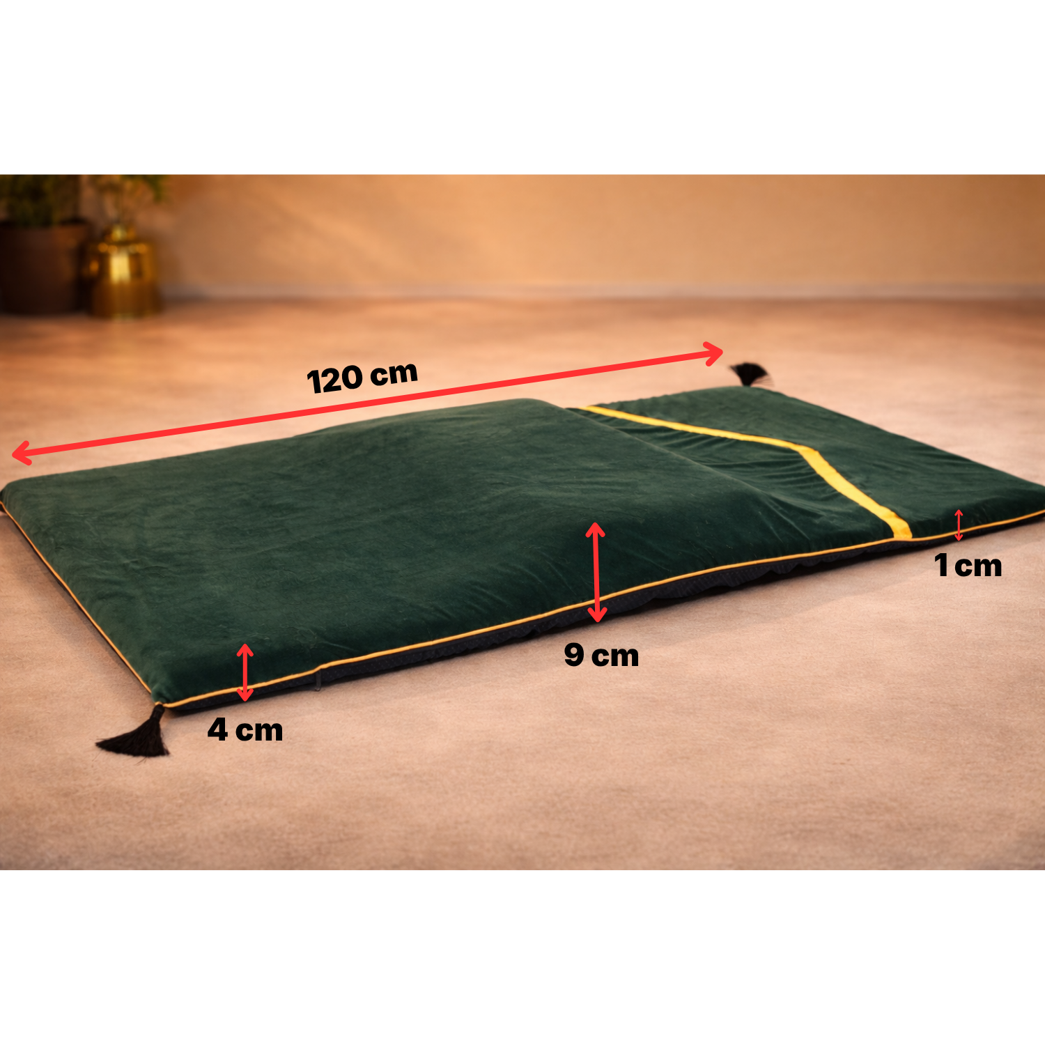 Sajda+ Orthopedic Prayer Mat with Knee & Ankle Support