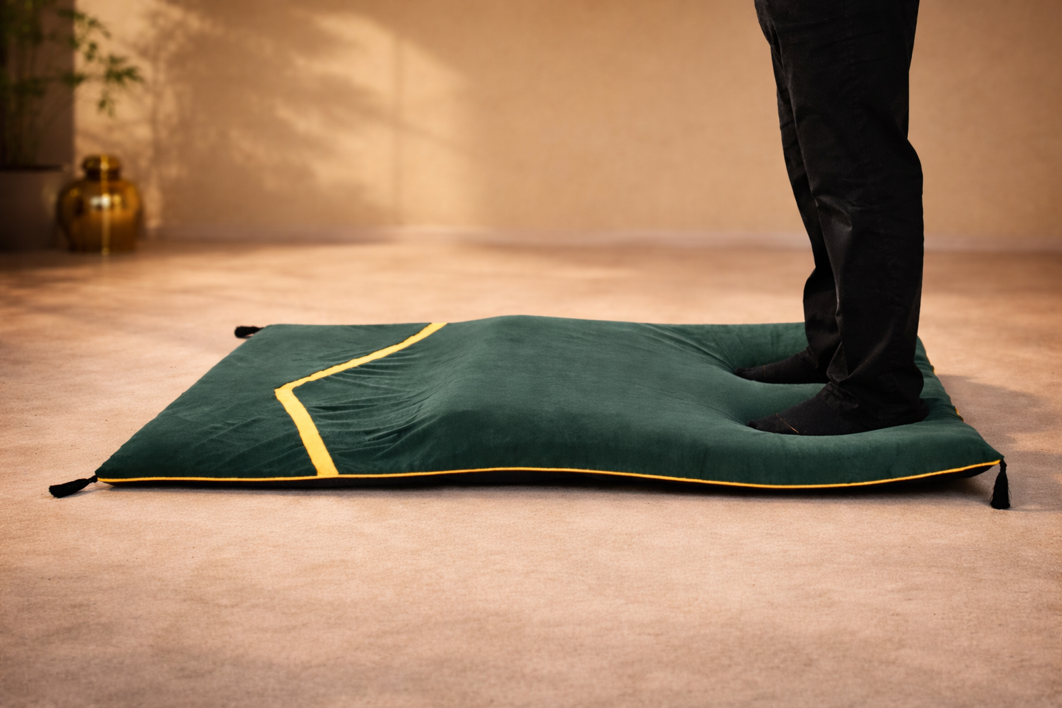 Sajda+ Orthopedic Prayer Mat with Knee & Ankle Support